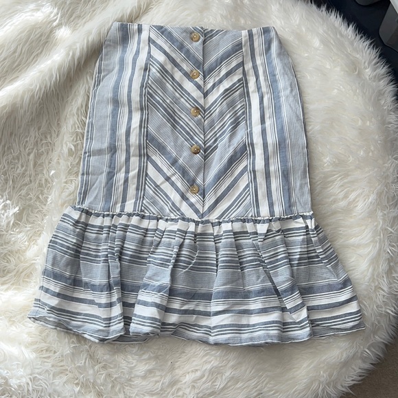 NWT Red Carter Emma Skirt Blue White Size Small - Picture 3 of 10